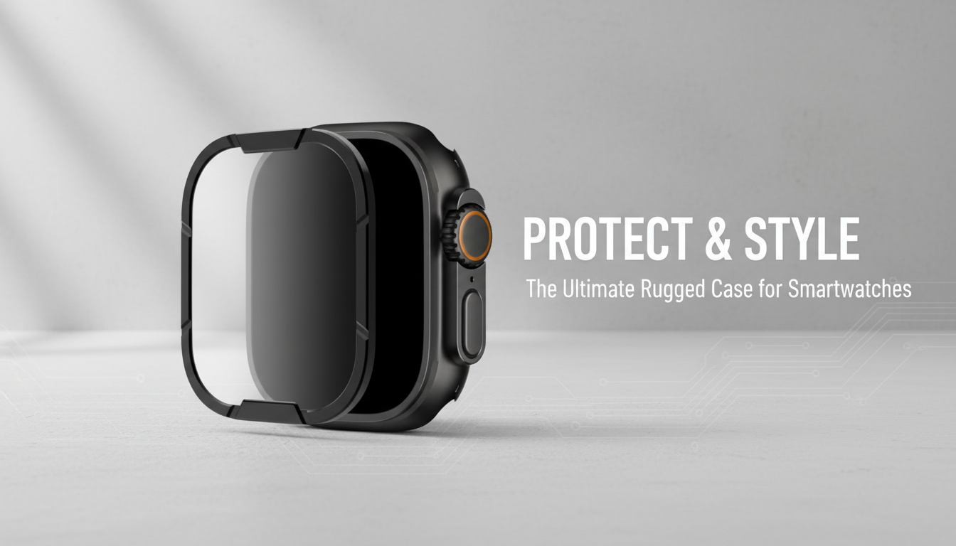 Apple Watch Ultra 2 Glass Protector + Metal Bumper