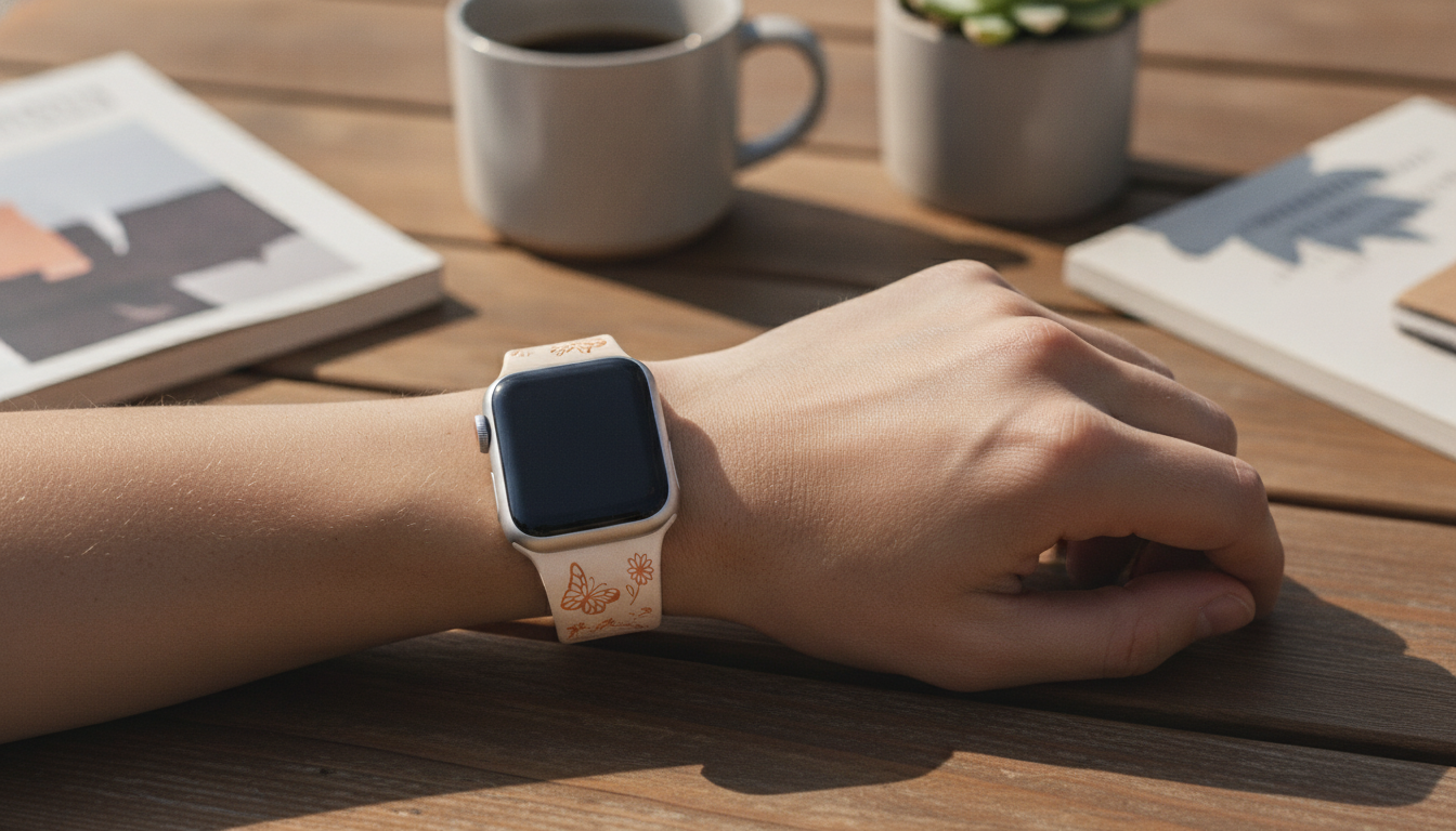 Engraved Silicone Apple Watch Band: Ultra & SE Fit