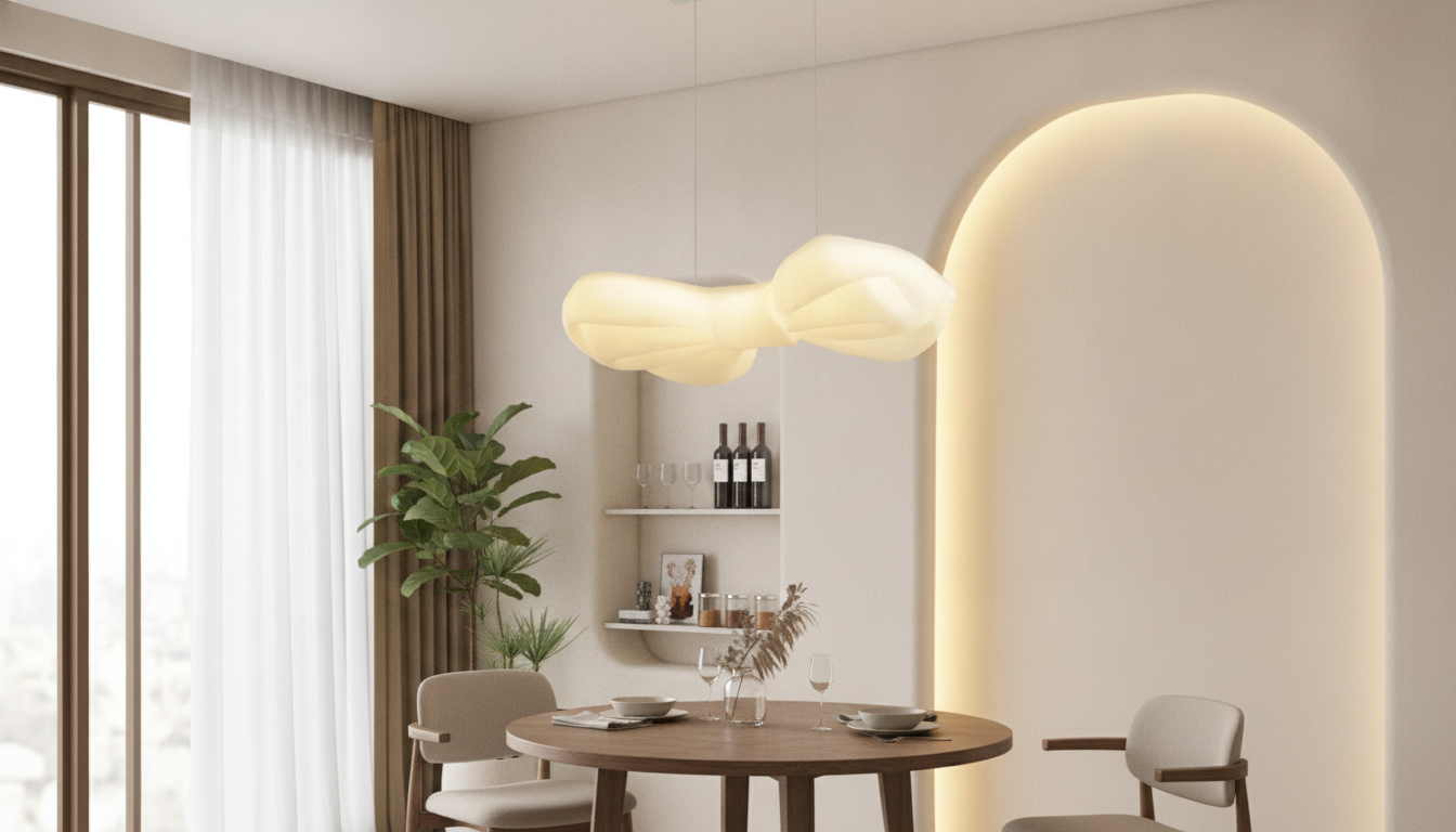 Modern LED Ceiling Pendant Lamp: Sizing, Height & Light
