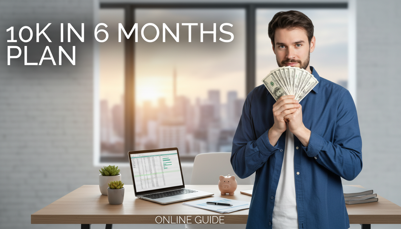 Save $10,000 in 6 Months: Weekly Targets & Tracker Plan