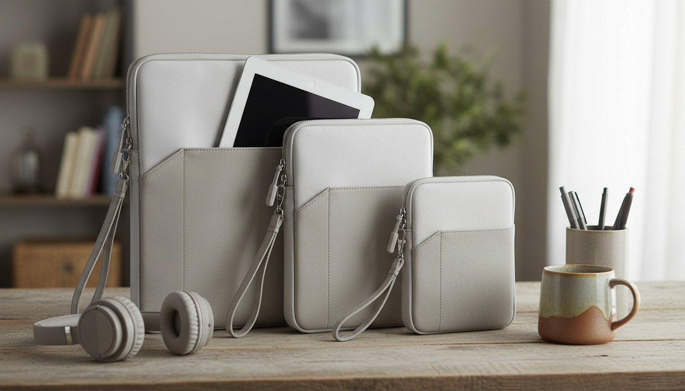 Slim Shockproof iPad Sleeve for Mini, Air & Pro