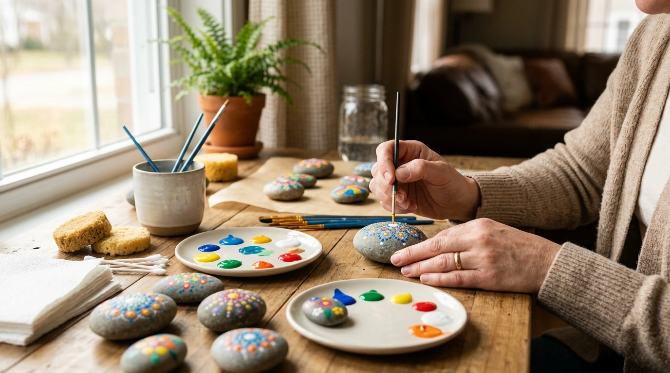 Rock Painting for Beginners: Calm, Easy Designs