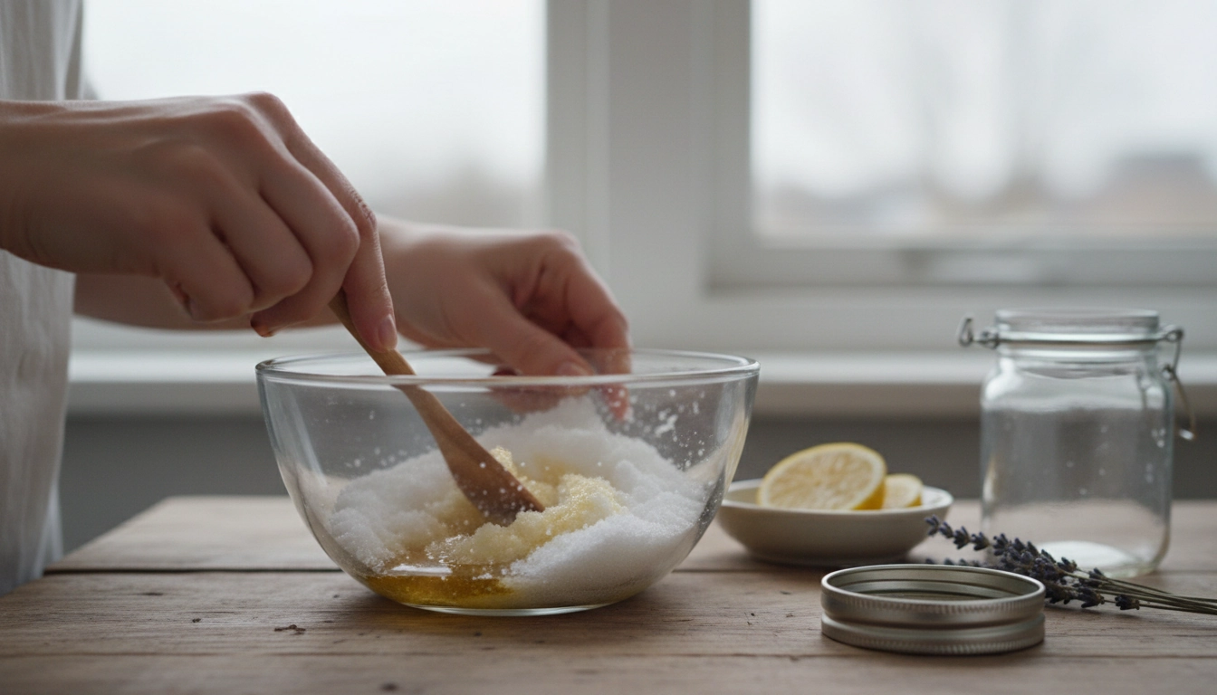 DIY Natural Sugar Scrub at Home (Easy 3-Ingredient Recipe)