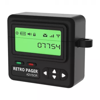 Retro Pager Silicone AirPods 4 Case + Lanyard